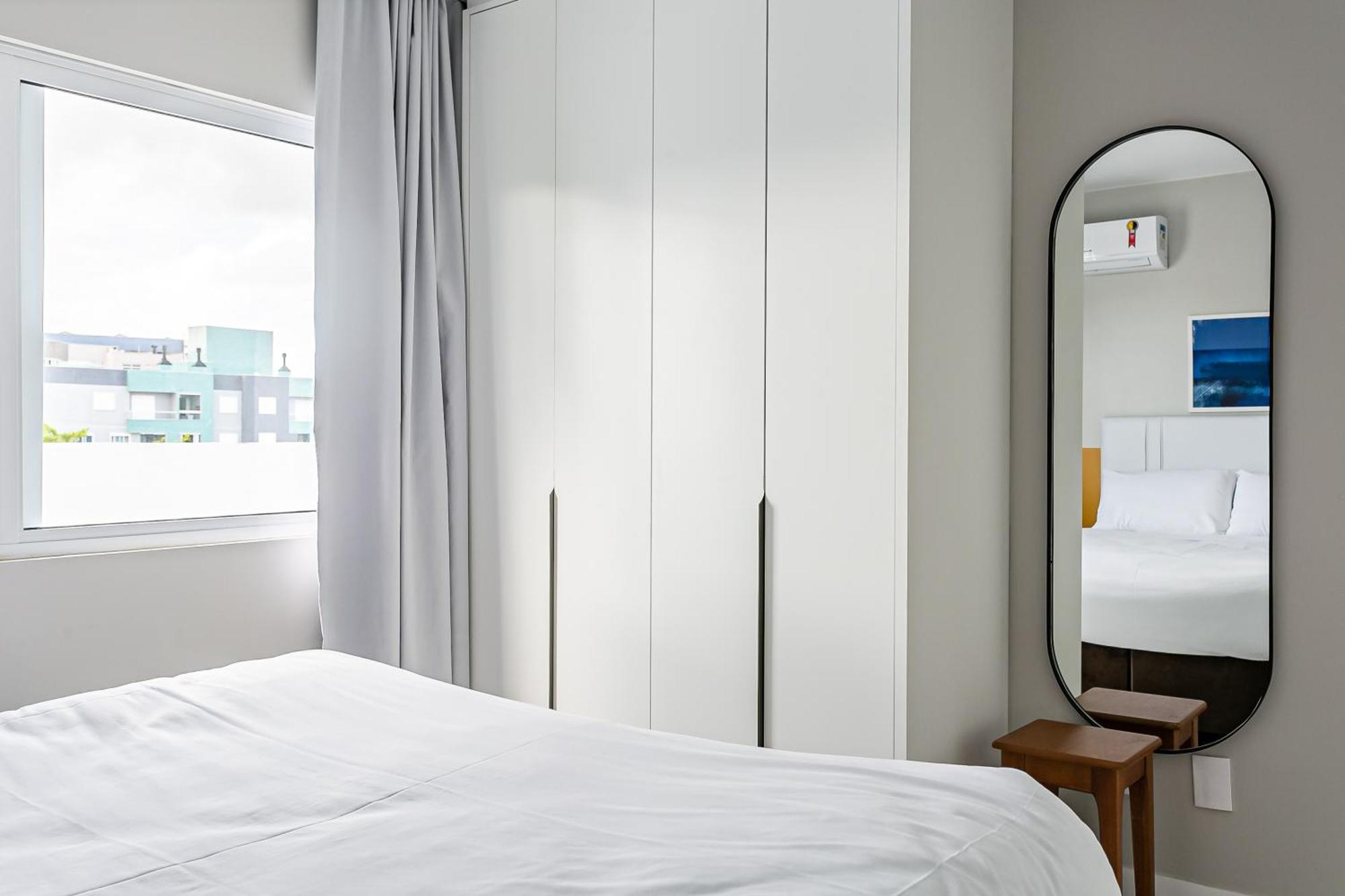 Predio Com Apartamentos Completos, Com Piscina E A Passos Da Praia - Agua Marinha Florianópolis 外观 照片
